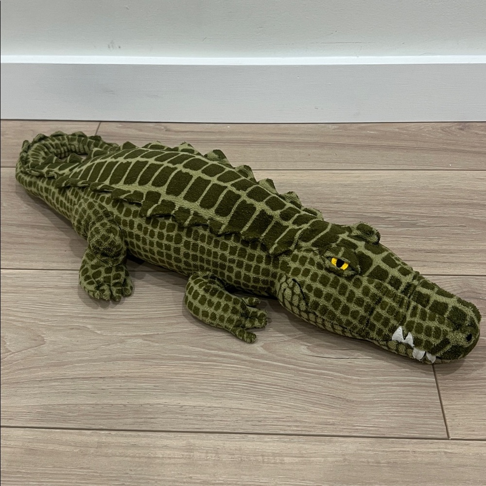 IKEA Jattematte 22” Crocodile Plush Toy - Picture 2 of 7
